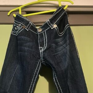 True religion, jeans, dark blue skinny